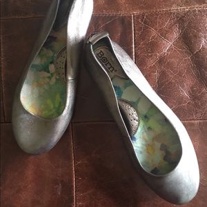 Pewter Born Flats